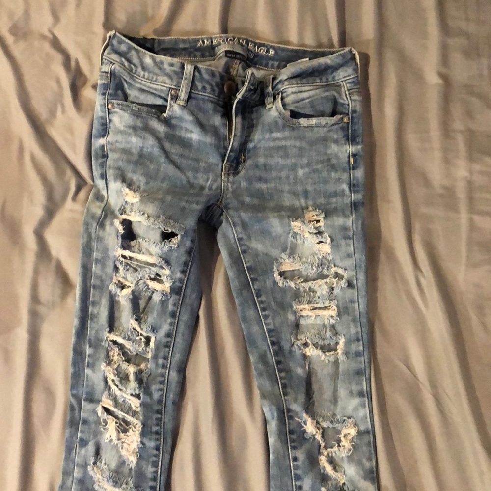 American Eagle jeans.